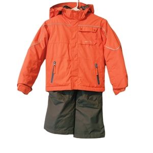 Eddie Bauer Boys Weatheredge Ski Jacket + Snow Pants Set S or 7/8